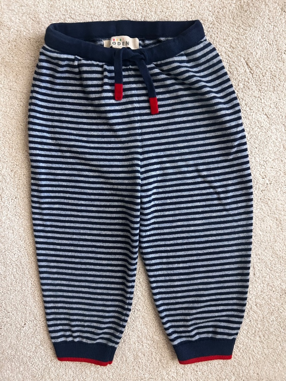 Baby Boden 2-3 cotton knit pants